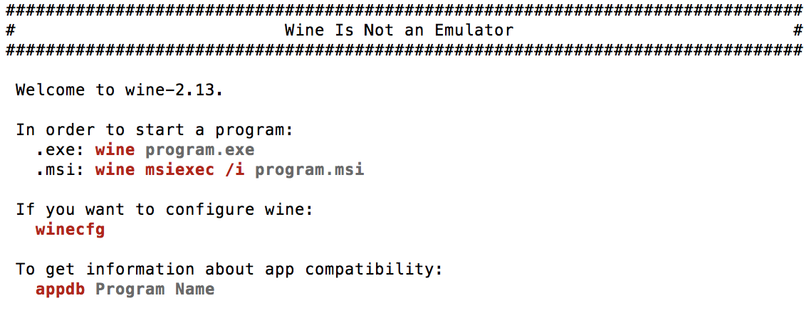 wine for mac os x 10.9